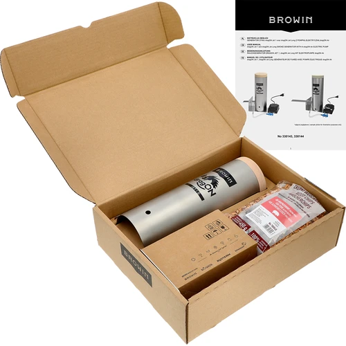 Elektrisk rök dragON PLYWOOD NATURE 100E med elektrisk värmemodul och styrenhet - 13