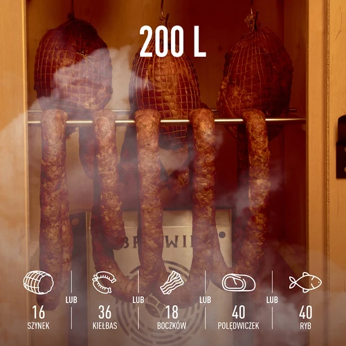 Elektrisk rök dragON PLYWOOD NATURE 100E med elektrisk värmemodul och styrenhet - 8