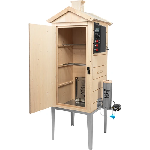 Elektriskt rökskåp dragON PLYWOOD NATURE 100E med elektrisk värmemodul och styrenhet - 3