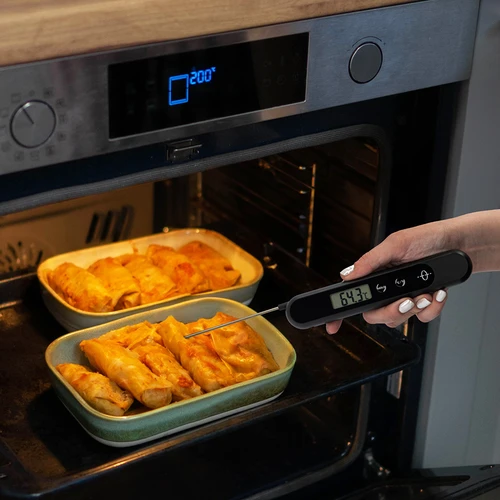 Elektronisk kökstermometer laddad manuellt - 10