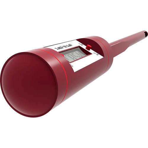 Elektronisk livsmedelstermometer med LCD (-20 °C till +250 °C), röd - 4