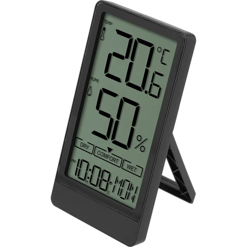 Elektronisk rumstermometer från Soens, svart - 3