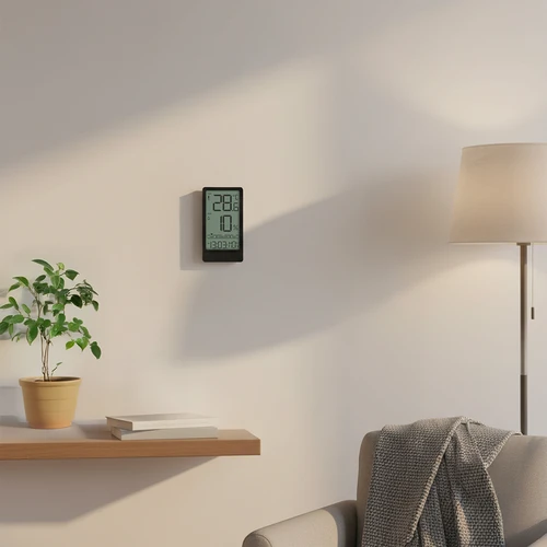 Elektronisk rumstermometer från Soens, svart - 9