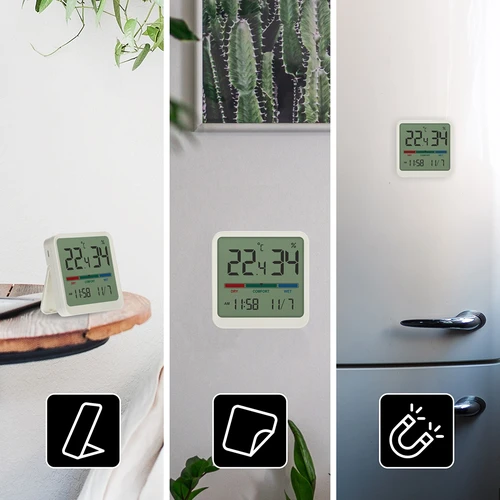 Elektronisk rumstermometer, vit - 12