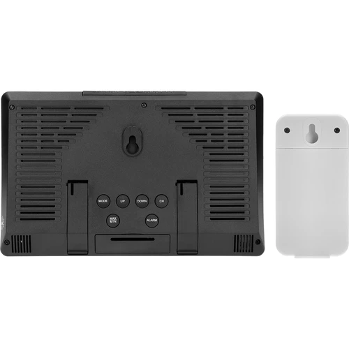 Elektronisk väderstation – trådlös, med sensor, svart - 6