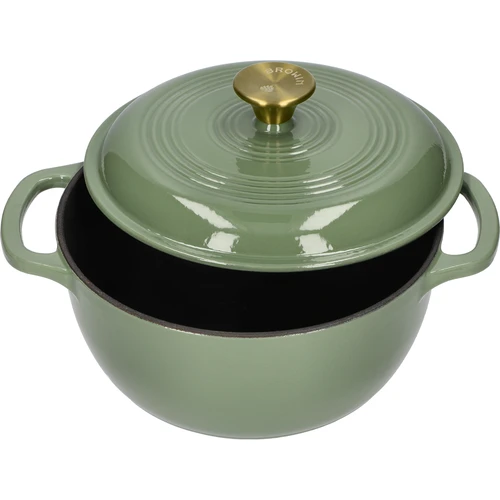 Emaljerad gjutjärnsgryta - salvia, 4L - 2