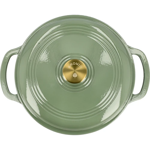 Emaljerad gjutjärnsgryta - salvia, 5,8L - 3