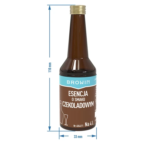 Essens med chokladsmak för 4 L - 40 ml - 8