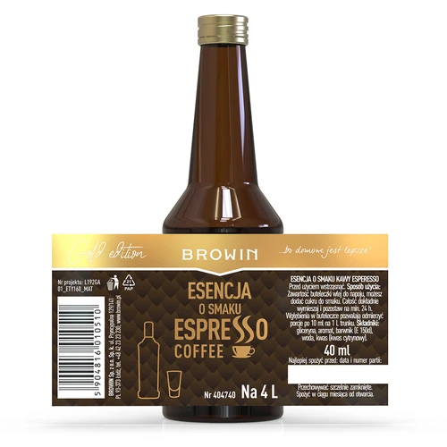 Essens med espressosmak, för 4 L, 40 ml - 4