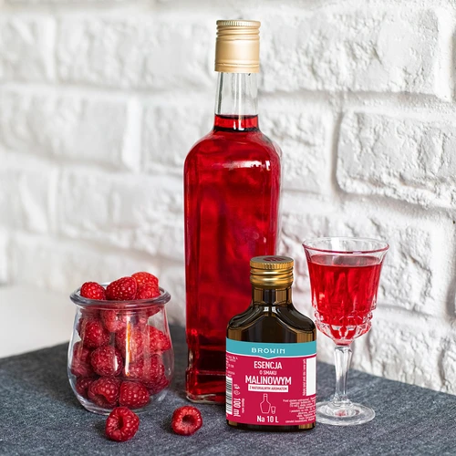 Essens med hallonsmak med naturlig arom för 10 L - 100 ml - 7