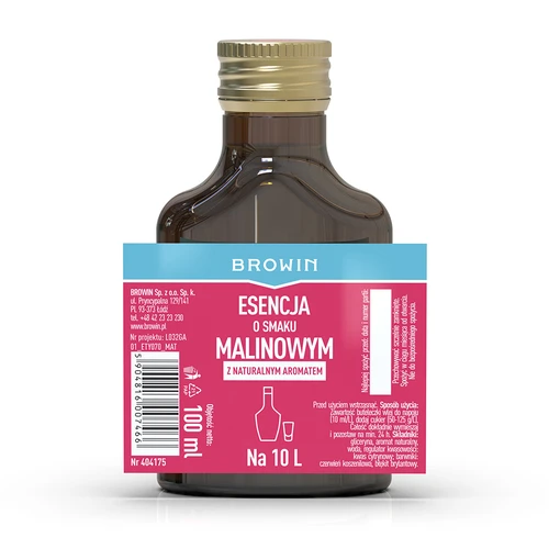 Essens med hallonsmak med naturlig arom för 10 L - 100 ml - 4