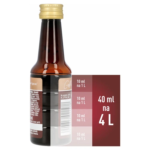 Essens med smak av Körsbär med brandy, 40 ml - för 4 L - 5