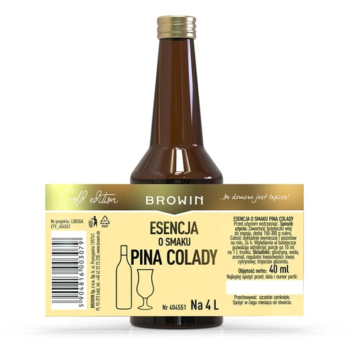 Essens med smak av Pina Colada för 4 L - 40 ml - 7