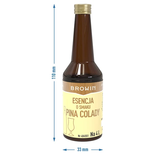 Essens med smak av Pina Colada för 4 L - 40 ml - 8