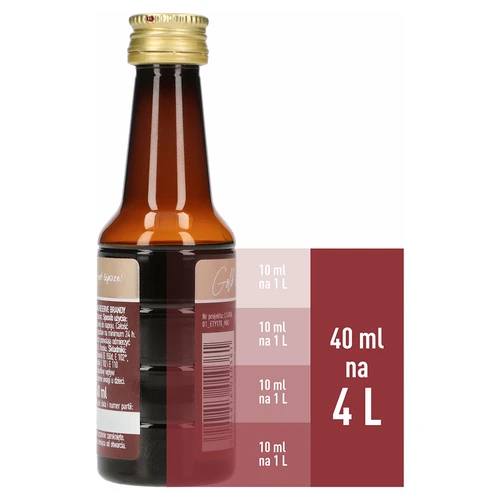 Essens med smak av Reserve Brandy, 40 ml, för 4 L - 5