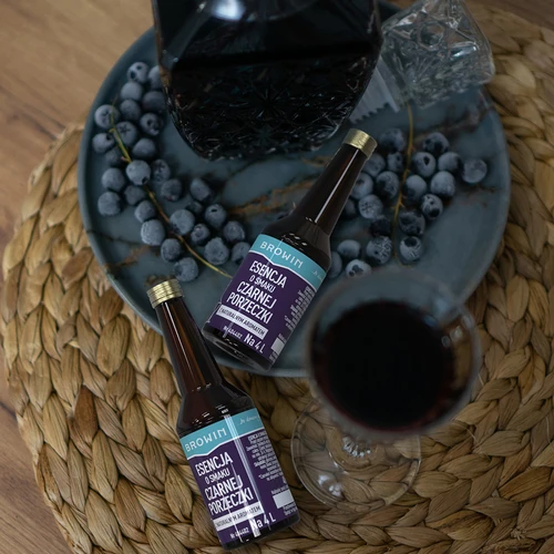 Essens med smak av svartvinbär med naturlig arom för 4 L - 40 ml - 10