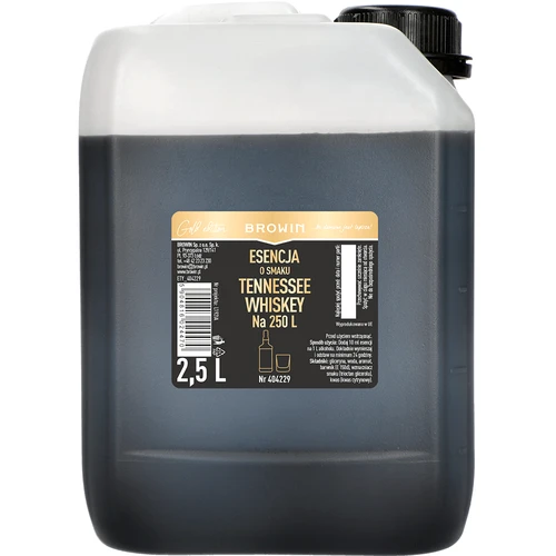 Essens med smak av Tennessee Whiskey 2,5L, för 250L färdig dryck
