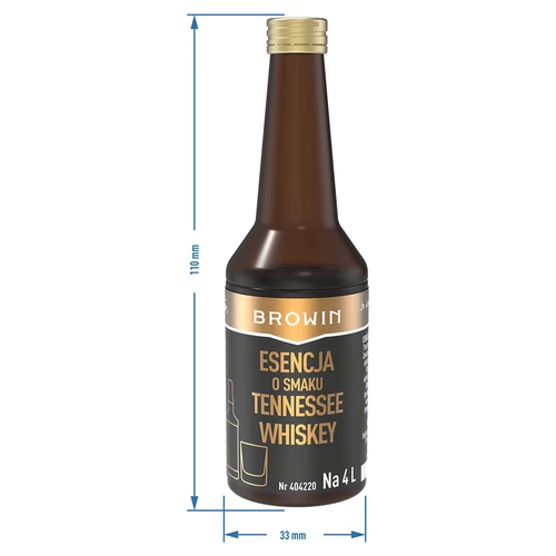 Essens med smak av Tennessee whiskey för 4 L - 40 ml - 8