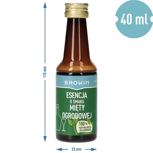 Essens med smak av trädgårdsmynta, för 4 L, 40 ml - 6