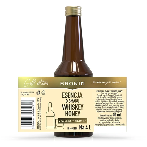 Essens med smak av Whiskey Honey för 4 L - 40 ml - 7