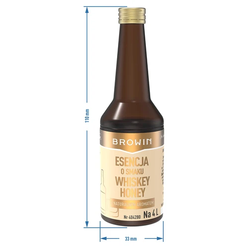 Essens med smak av Whiskey Honey för 4 L - 40 ml - 8