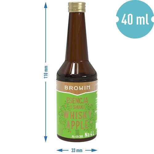 Essens med smak av Whisky Apple - 40 ml, för 4L - 7