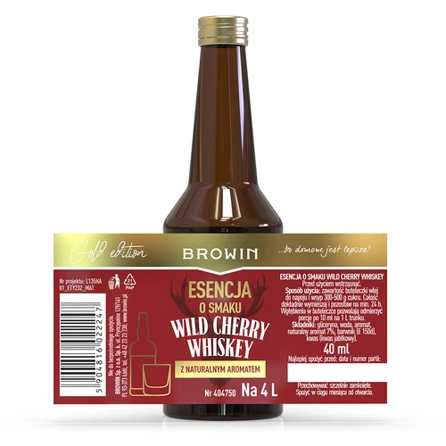 Essens med smak av Wild Cherry Whiskey 40 ml - 4