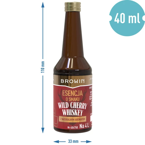 Essens med smak av Wild Cherry Whiskey 40 ml - 6