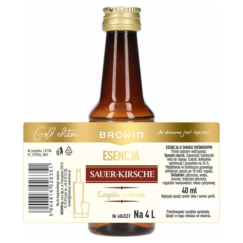 Essens Sauer-Kirsche – Klar körsbär, 40 ml, till 4 L - 4