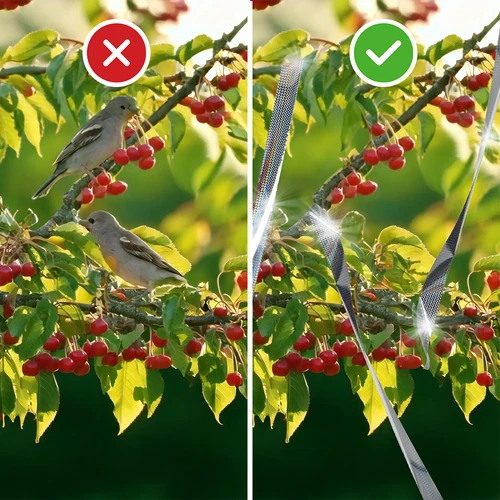 Fågelskrämma - reflekterande band, 80 m - 8