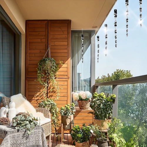 Fågelskrämma – reflekterande spiraler i silverfärg, 6 stycken - 10