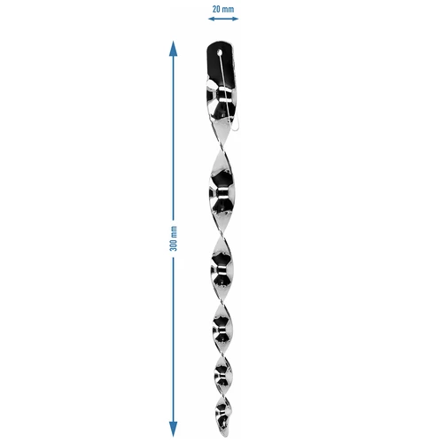 Fågelskrämma – reflekterande spiraler i silverfärg, 6 stycken - 4