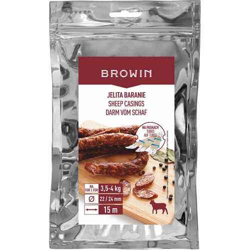 Fårtarmar - fi 22/24 mm, på remsor, 15 m