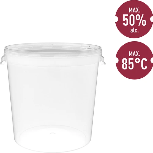 Fermenteringsbehållare 30 L med lock - 5