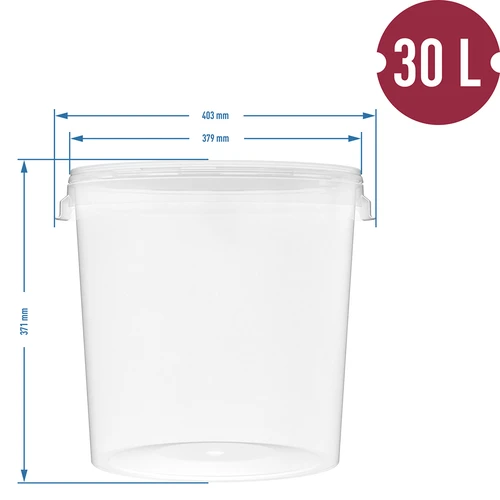 Fermenteringsbehållare 30 L med lock - 14