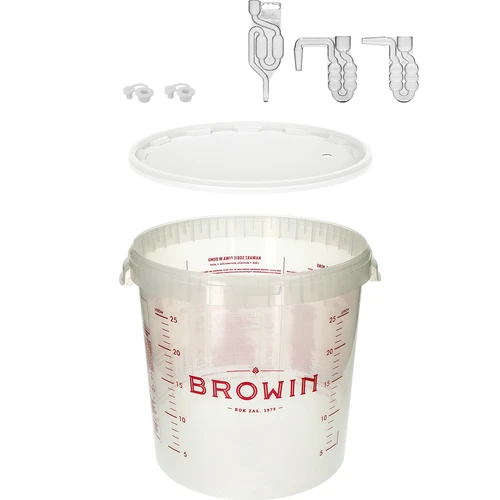 Fermenteringsbehållare 30L med tryck och 3 rör - 3