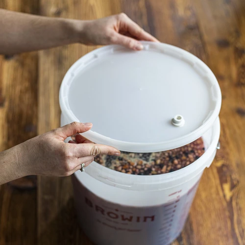 Fermenteringsbehållare med lock 30 L - 20