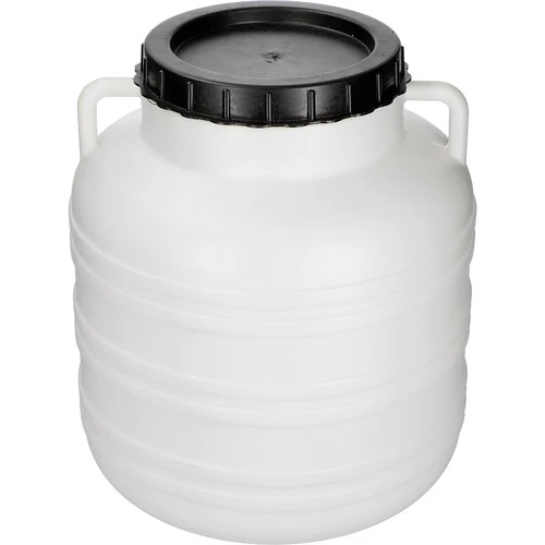 Fermenteringstunna 30 l - vit, med handtag