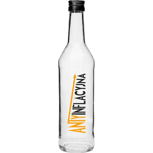 Flaska 0,5 L med skruvlock och tryck Antiinflation - 4 st. - 5