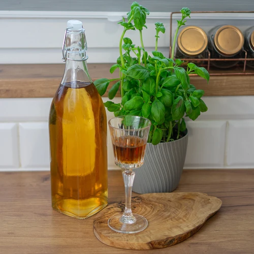 Flaska 1 L med tätslutande bygelkork – fyrkantig - 3