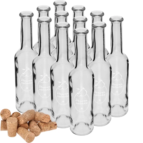 Flaska 350 ml med kork, tryck Hemlagad likör - 4