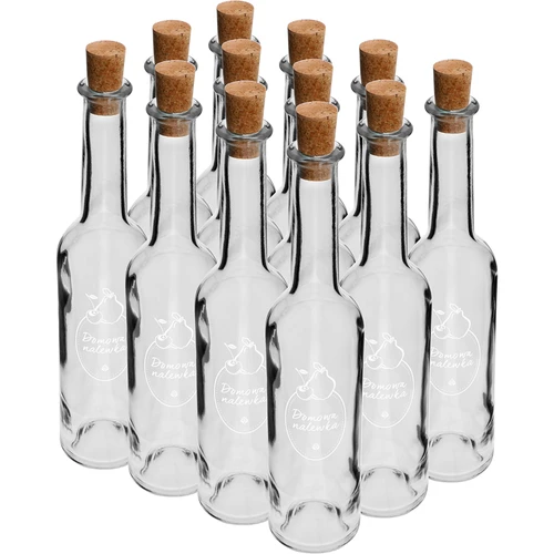 Flaska 350 ml med kork, tryck Hemlagad likör - 6