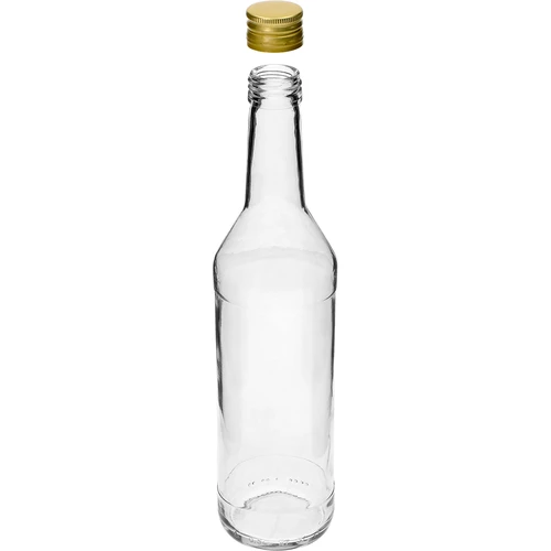 Flaska 500 ml för vodka rak med skruvlock - 8 st. - 5