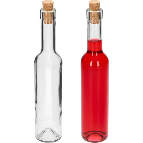 Flaska BELISSIMO 250 ml, med naturkork, 1 st. - 2