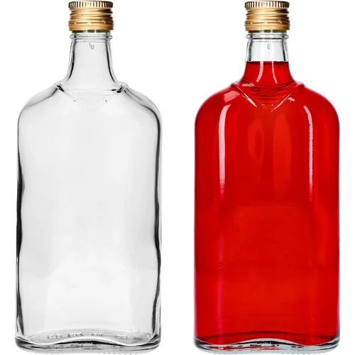 Flaska Fickplunta 500 ml med skruvkork, 6 st. - 7