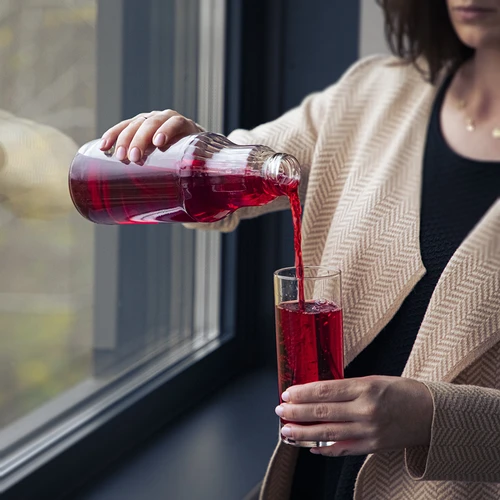Flaska för juice 1 L med twist-off lock - fi 43 - 10