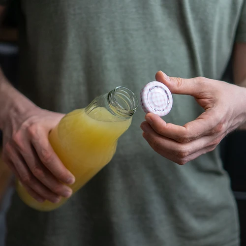 Flaska för juice 1 L med twist-off lock - fi 43 - 12