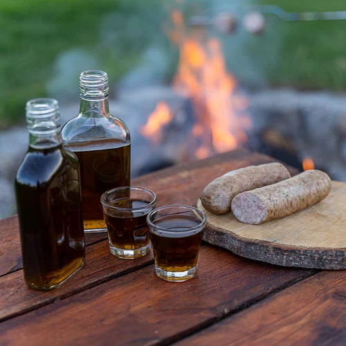 Flaska för likörer fickplunta med skruvlock 200 ml 10 st - 7