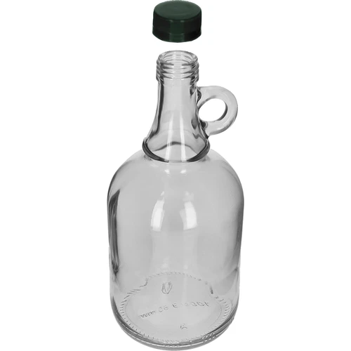 Flaska Gallone 1L utan flätning, med skruvlock - 2