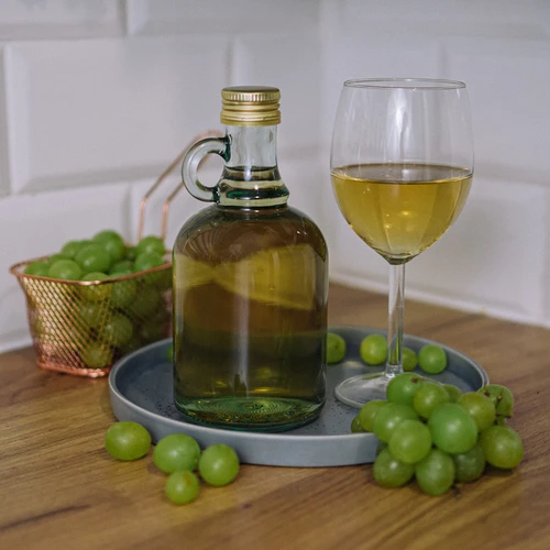 Flaska Gallone utan flätning, med skruvlock 0,5 L - 3